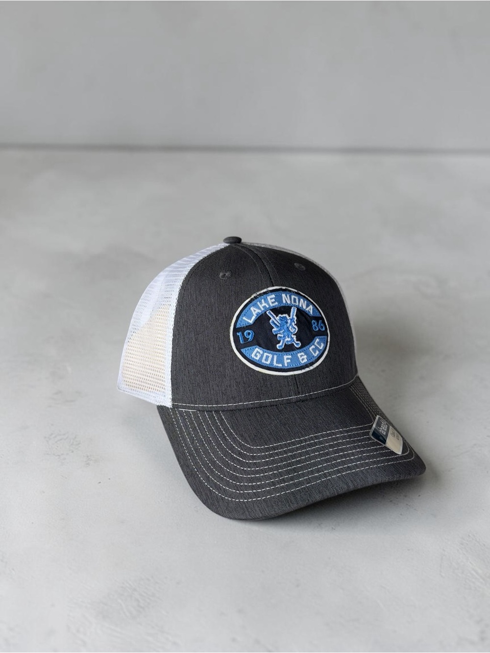 Lake Nona Golf & CC Gray and White Trucker Hat